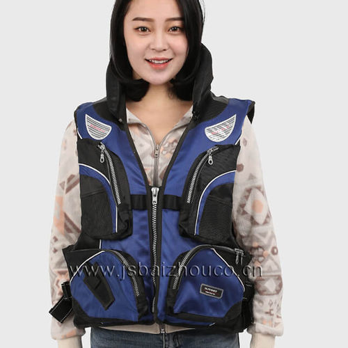 Schwimmweste für die Fischerei - JBY3919 - Jiangsu Baizhou Safety Technology Co,.ltd. - für Männer / Schaumstoff / blau