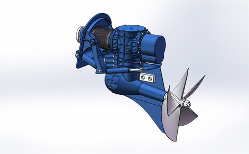 Antriebssystem für Schiffe - TSD Surface Drive System