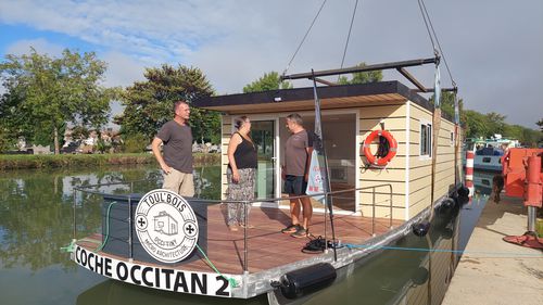 Innenborder-Hausboot - PHOEBUS - Bateaux pour la planete - für Flussschifffahrt / Solar