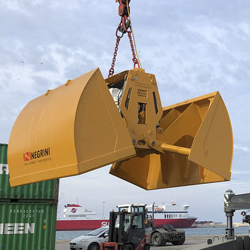 Elektro-hydraulischer Greifer für Entladung - NEGRINI