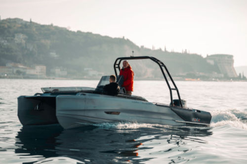 Katamaran-Konsolenboot - Korkyra 650 - Roto Nautica - Außenborder / elektrisch / Benzin