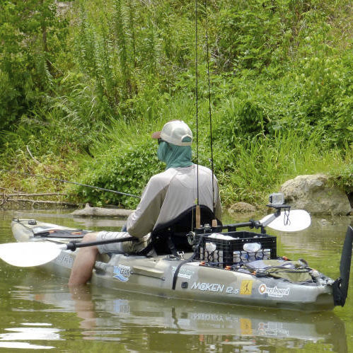 Sit-on-Top-Kajak - MOKEN 12.5 - FeelFree Kayak EU Sp. z o.o - für Angelsport / für Erwachsene / 1 Platz