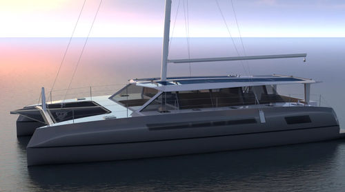 Katamaran-Segelyacht - Max 55SC - Max Cruise Marine - für Kreuzfahrten / 4 Kabinen / mit offenem Heck