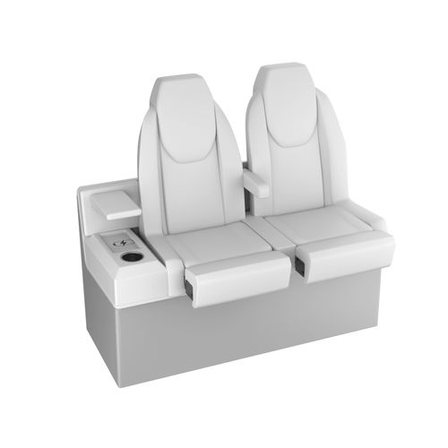Polsterbank für Boot - STL BENCH NO.2 CUSTOM - M.A. Marine Solutions Sp. z o. o. - Yacht / Zweisitzer / mehrfarbig