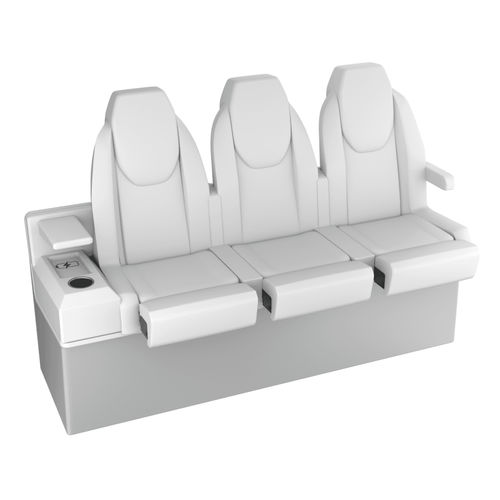 Polsterbank für Boot - STL BENCH NO.3 CUSTOM - M.A. Marine Solutions Sp. z o. o. - Yacht / 3 Plätze / mehrfarbig
