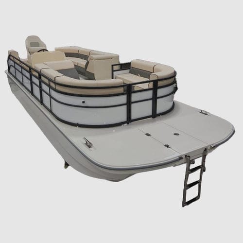 Außenborder-Pontonboot - 250 GR - Driftmark Marine - Open / mit Seitenkonsole / für Angelsport