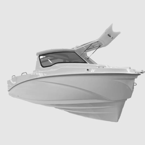 Angelboot für Tagesfahrten / Außenborder - Driftmark 22 Cuddy - Driftmark Marine - mit Doppelkonsole / für Angelsport / Glasfaser