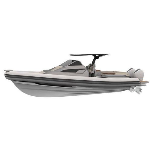 Zweimotoriges Schlauchboot - Breva 1100 - Breva Marine - RIB / für Kreuzfahrten / Glasfaser