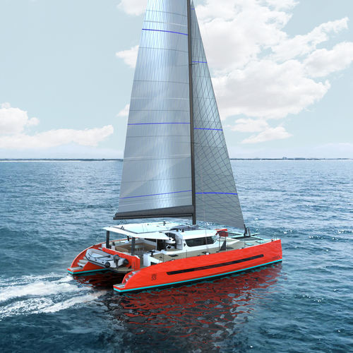 Katamaran-Segelyacht - ODISEA 55 - LUXOLOR BOATS - für Kreuzfahrten / 3 Kabinen / 4 Kabinen
