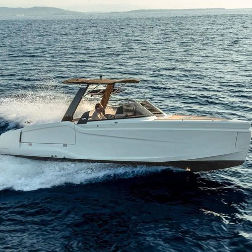 Außenborder-Runabout - WAMA 26 - LUXOLOR BOATS - Open / mit Doppelkonsole / Hochleistung