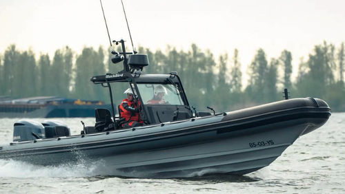 Patrouillenboot Berufsschiff - M.A.G. Boats - Rettungsboot / Außenborder / Festrumpf-Schlauchboot