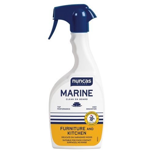 Reiniger für Metall - Marine Furniture &amp; Kitchen - 500ml - Nuncas Italia S.p.A. - für Küche / für Kunststoff / für Holz