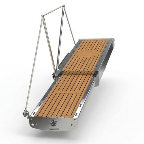 Gangway für Boot - Jump 240 - Compass Marine - für Yacht / Teleskop / hydraulisch