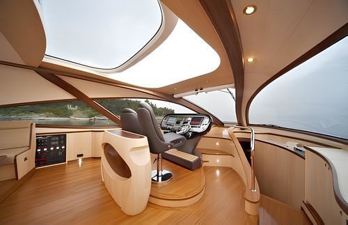 Verglasung für Yacht - Curved - AYDIN ACAR YACHT GLASS DENIZCILIK A.S. - ESG Glas / Laminat