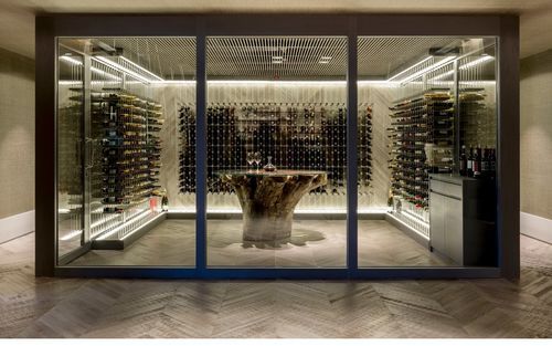 Kundenspezifischer Weinkühlschrank - Adega Sob Medida - Art des Caves - gekühlt