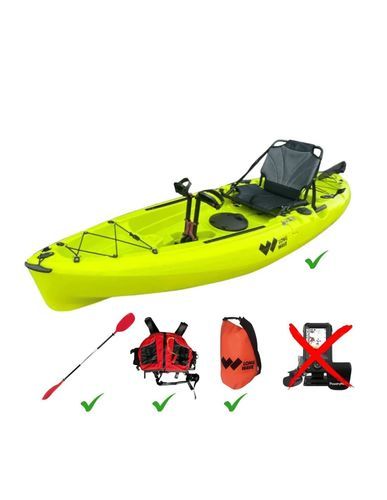 Sit-on-Top-Kajak - SAMOA PROPEL - LONG WAVE - modular / Touring / für Angelsport