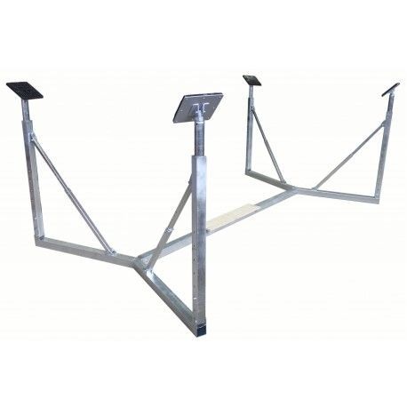 Bootsgestell für Kiel - Modèle M - X-Cradle™ - mobil / zerlegbar / verzinkt