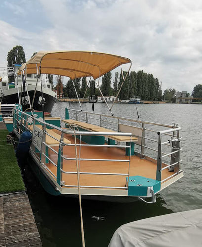 Außenborder-Pontonboot - Watt 850 - Gruppo CNE (CNE srl) - elektrisch / zweimotorig / Open