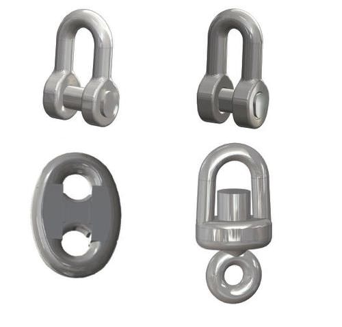 Gerader Schäkel für Schiffe - Yapas Chain and Forging Co. Ltd. - Verbindung für Ankerketten / geschmiedet