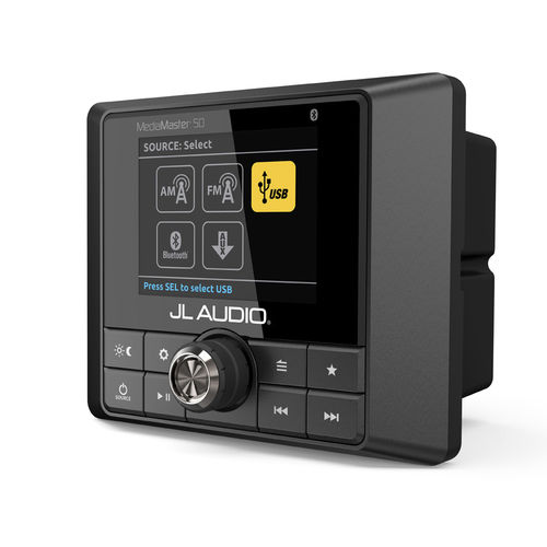 F Audio-Player für Boote - MM50 - JL Audio - AM / USB / wasserdicht