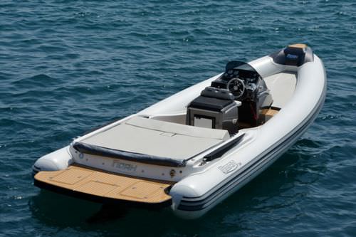 Innenborder-Schlauchboot - 26 - NOAH SRL - halbstarr / mit Mittelkonsole / Sonnendeck