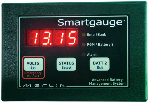 Ladecontroller für Batterie - Merlin M/Power - für Boote / mit Digitalanzeige
