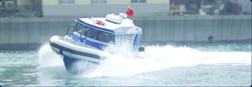 Patrouillenboot Berufsschiff - aurora (dalian) yachts co ltd - Außenborder / Aluminium / Festrumpf-Schlauchboot