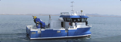 Arbeitsboot Berufsschiff - aurora (dalian) yachts co ltd - Katamaran / Innenborder / Aluminium