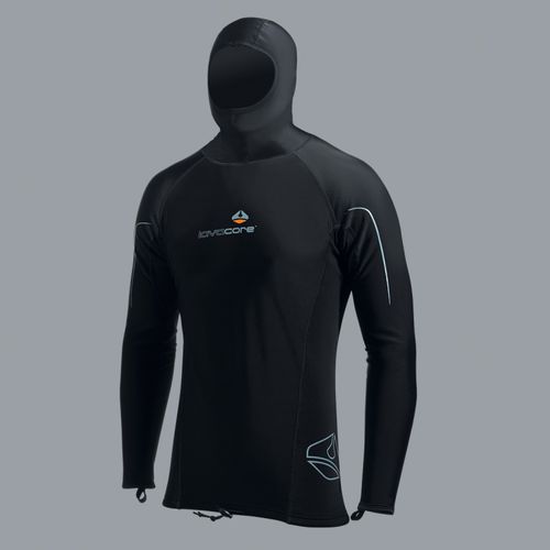 Neopren-Shirt / Langarm - L/S - LavaCore International - mit Kopfhaube
