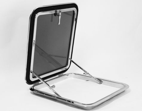 Deckluke für Boot - Mazzer Srl - quadratisch / öffnend