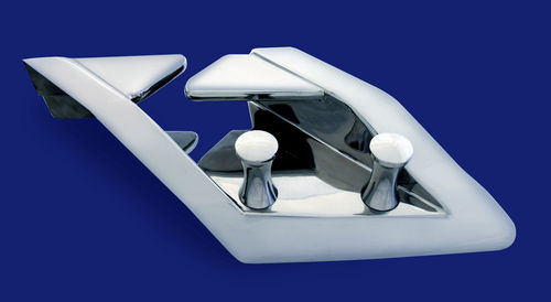 Lippklampe für Yacht - Mazzer Srl - Rollen / Edelstahl