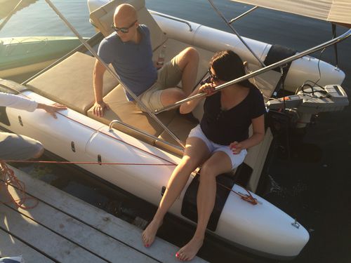 Elektrisches offenes Boot - Siesta Solemaran - PEHN Bootsbau - Katamaran / Innenborder / Verdränger