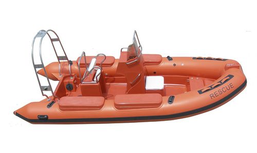 Rettungsboot Berufsschiff - Piranha P550 Club - Piranha Ribs Ltd - Außenborder / Festrumpf-Schlauchboot