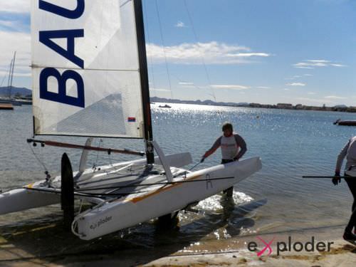 Regatta-Sportkatamaran - EXPLODER A13 - eXploder Cats - Einhand / mit einfachem Trapez / Klasse A
