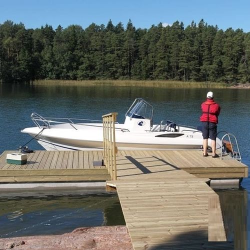 Schwimmponton - MS Plus - A-Laiturit - Anleger / für Yachthafen / für Boot