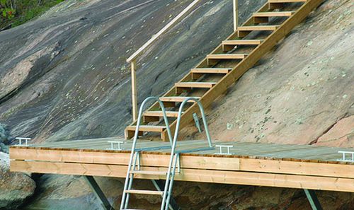 Anlegeponton - 020900 - A-Laiturit - für Yachthafen / Holz