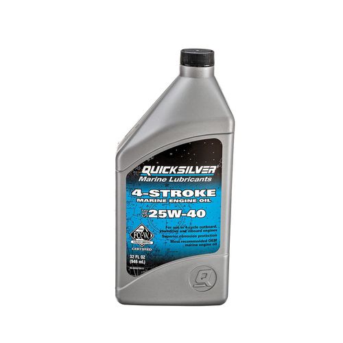 Öl für Motoren - 25W-40 - Quicksilver - für Stern-Drive-Motorboote / für Außenborder-Motorboote