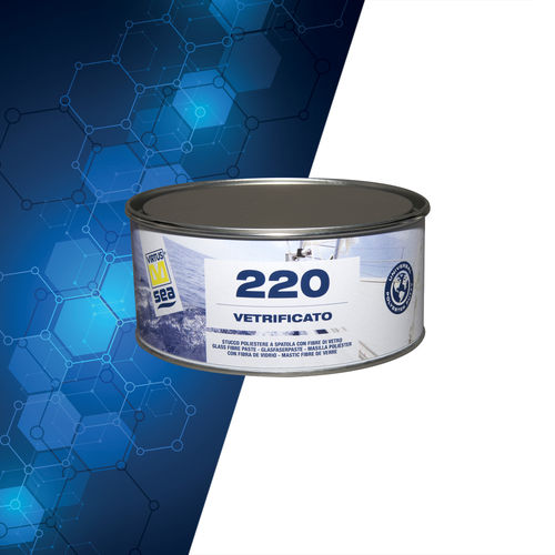 Polyester-Spachtelmasse - 220 - Allchem Srl - mit Glasfaser / Glätt / zur Endbearbeitung