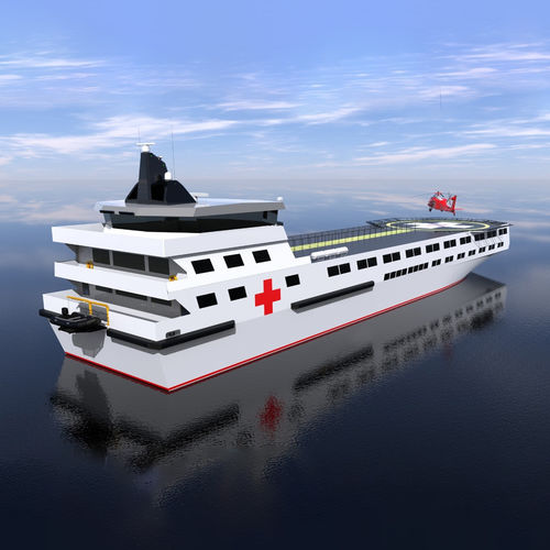 Hospital-Spezialschiff - 5000 HRB - ARESA SHIPYARD - GFK / Stahl