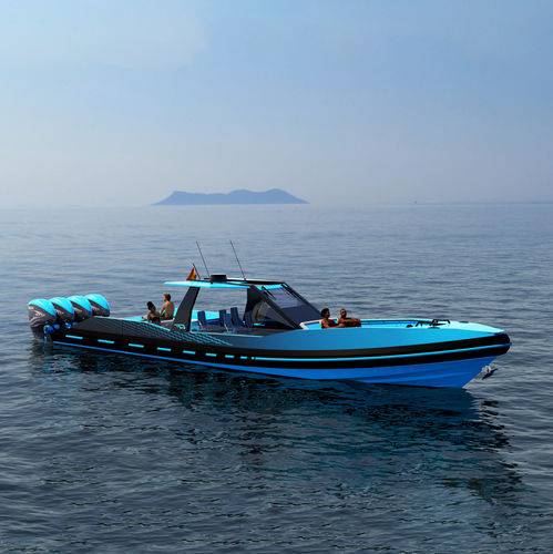 Express-Cruiser / Außenborder - 1500 BLACK FALCON  - ARESA SHIPYARD - viermotorig / Hardtop / Open