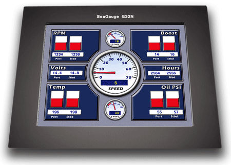 Schiffsdisplay - G24N 8.4" - Chetco Digital Marine - Multifunktion / LCD / mit Touchscreen