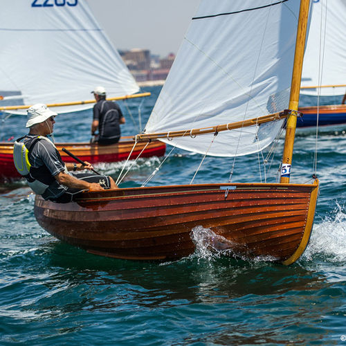 Mehrfach-Jolle - 12P - Colombo Leopoldo  - traditionell / Regatta / Holz
