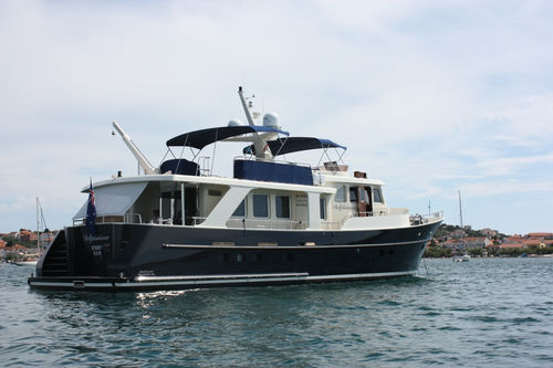 Innenborder-Trawler - Delfino 65 - De Alm  - Flybridge / Stahl