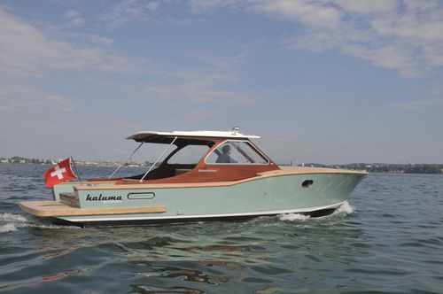 Express-Cruiser / Innenborder - PICNIC CABIN® 10M - DUBOURDIEU - zweimotorig / halbstarr / Hardtop