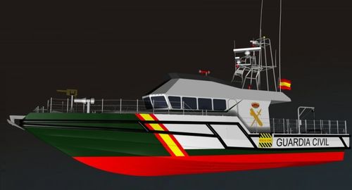 Patrouillenboot Berufsschiff - GUARDIA CIVIL - Drassanes Dalmau, S.A - Innenborder