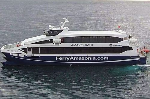 Passagierfähre für Kreuzfahrten - HSC FERRY AMAZONAS II - Drassanes Dalmau, S.A - Katamaran / RINA