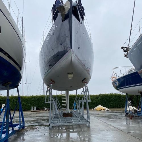 Bootsgestell für Segelboot - SCBAG - Naval Tecno Sud - verstellbar