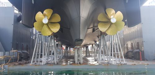 Stützfuß zum Aufdocken für Motorboot - TAF Ton. 50 - Naval Tecno Sud - für Kiel / stationär