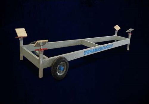 Anhänger für Materialumschlag - Car-m  - Naval Tecno Sud - für Boot / Jollensegeln / einachsig