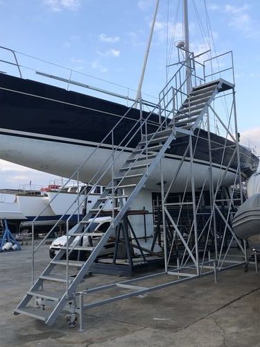 Bootsleiter - SMSS - Naval Tecno Sud - für Segelboot / für Schiffe / für Werft